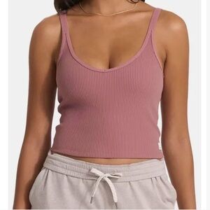 NWOT Vuori Rib Crop Tank